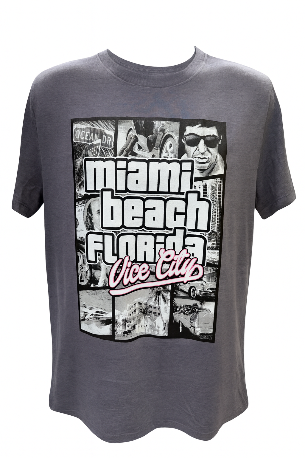 Miami Beach Florida Vice City - Graphic T-Shirt - Image 1