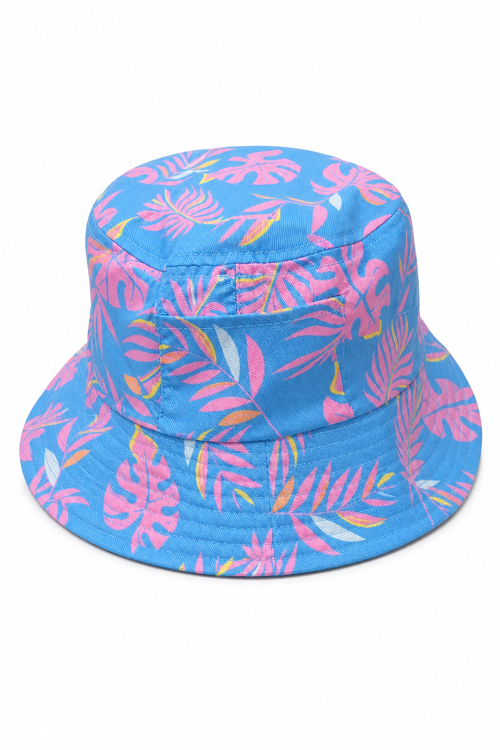 Colorful Tropical Print Bucket Hat for Miami Beach Tourists - Image 1