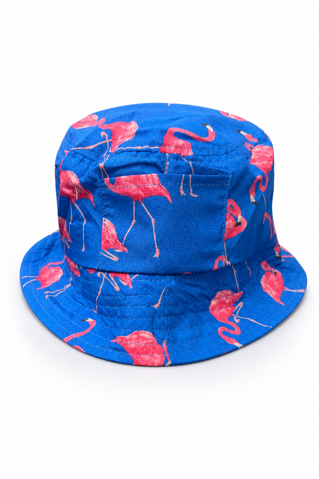 Colorful Flamingo Print Bucket Hat - Lightweight Summer Headwear - Image 1