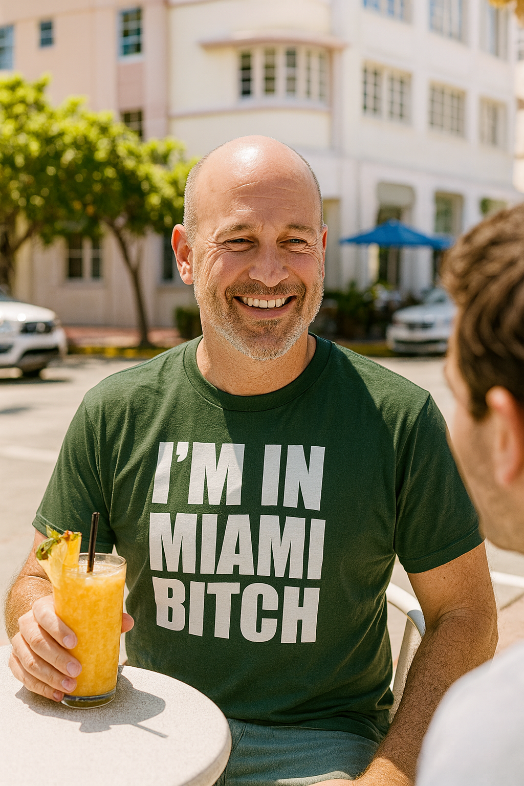 Bold Statement Wear I'm In Miami Bitch Graphic T-Shirt - Bold & Comfortable - Image 2