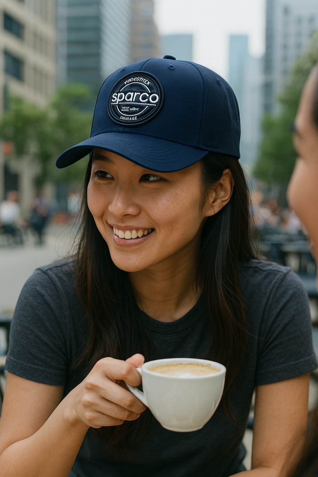 Sparco Vintage Navy Cap - Stylish & Comfortable Headwear - Image 2