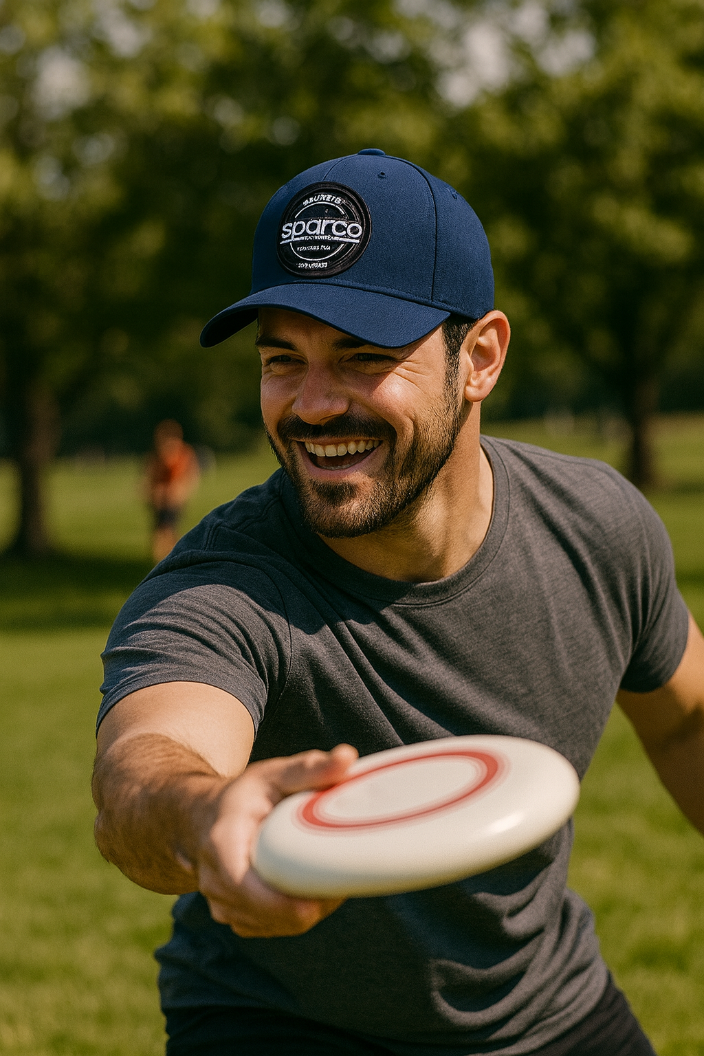 Sparco Vintage Navy Cap - Stylish & Comfortable Headwear - Image 4