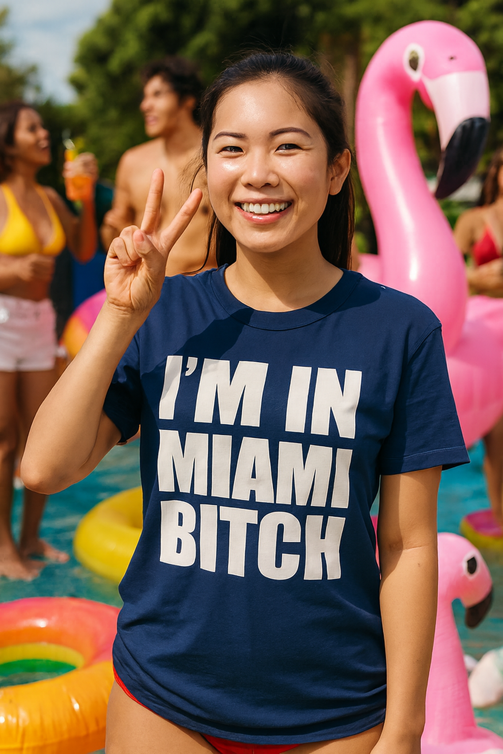 I'm In Miami Graphic Tee - Bold Statement T-Shirt for Miami Lovers - Image 2