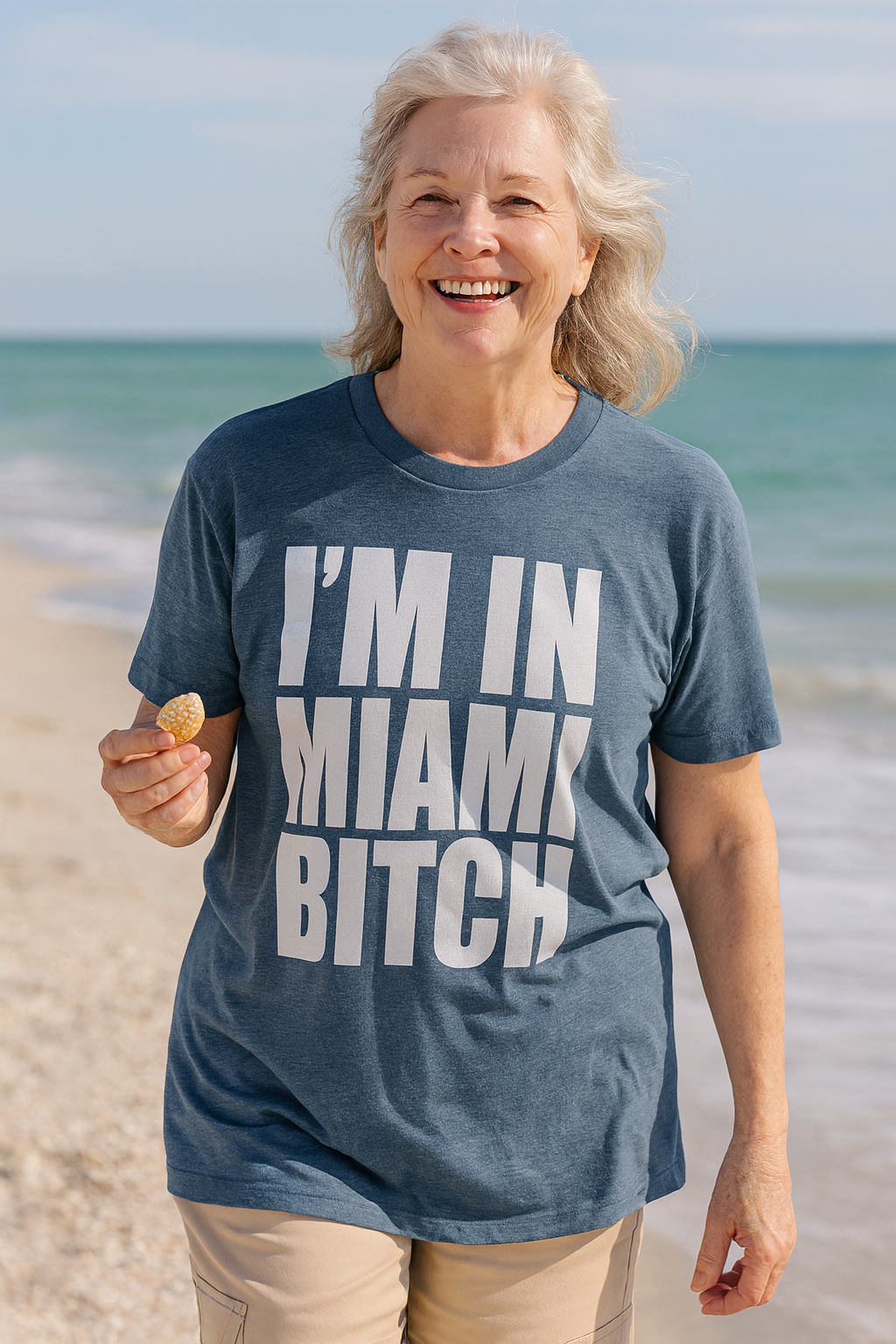 I'm in Miami Bitch Graphic T-Shirt - Casual Summer Wear - Image 2