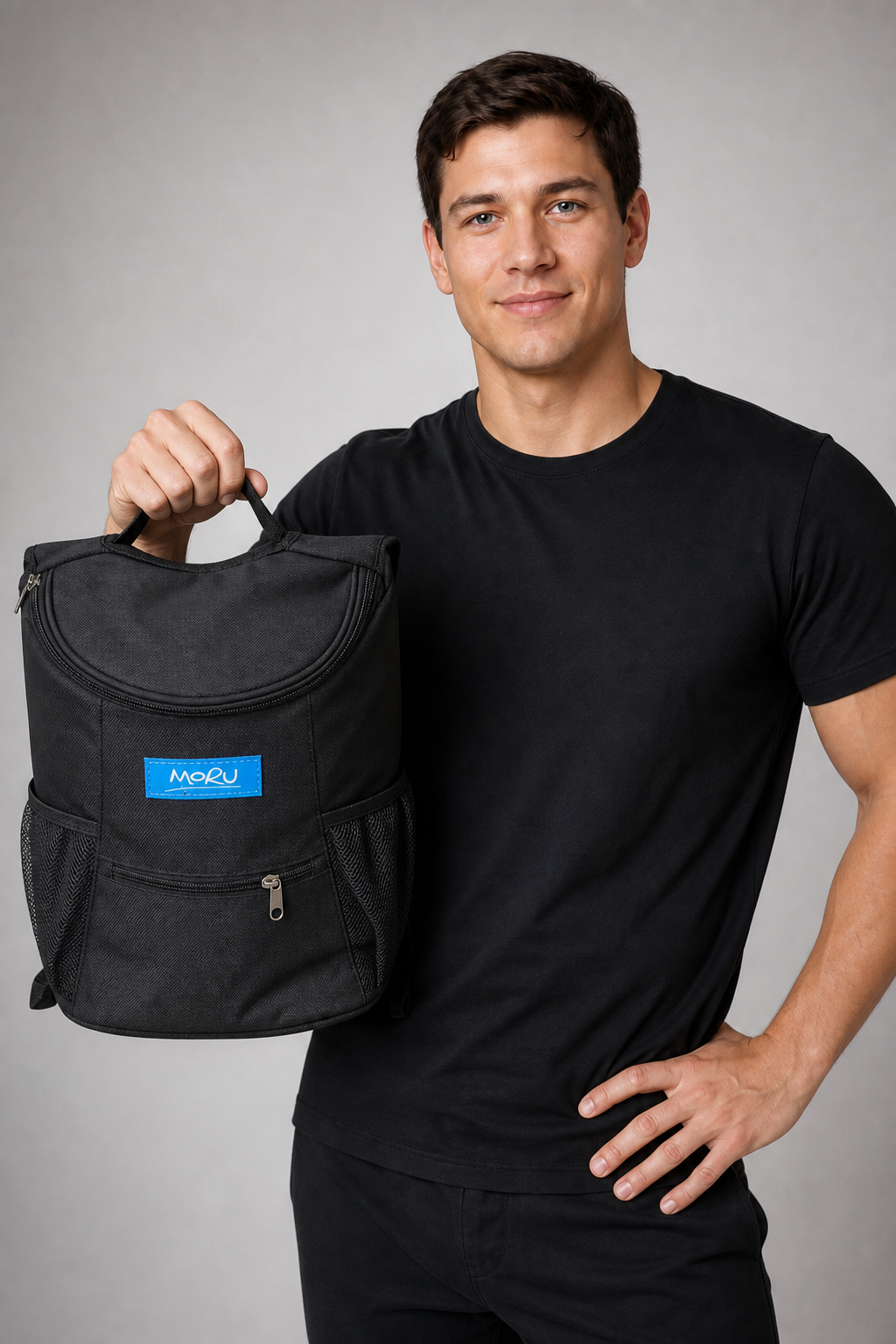 Moru 12-Can Backpack Cooler with Convenient Storage Pockets - Image 2