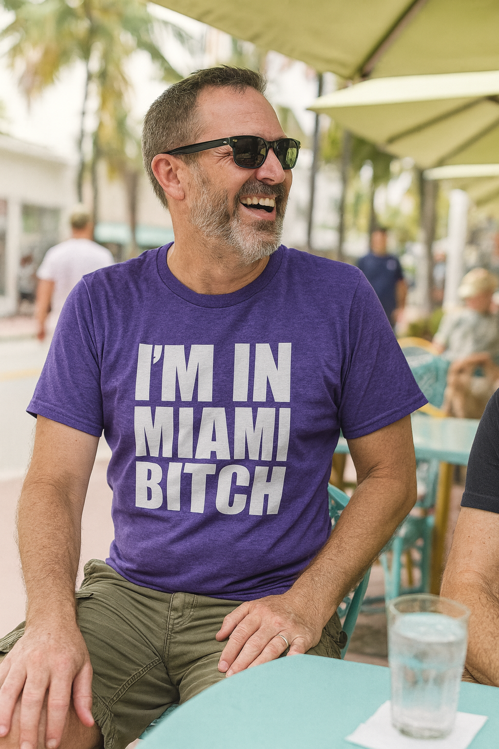 Miami Lifestyle - I'm in Miami Bitch Graphic T-Shirt - Image 2