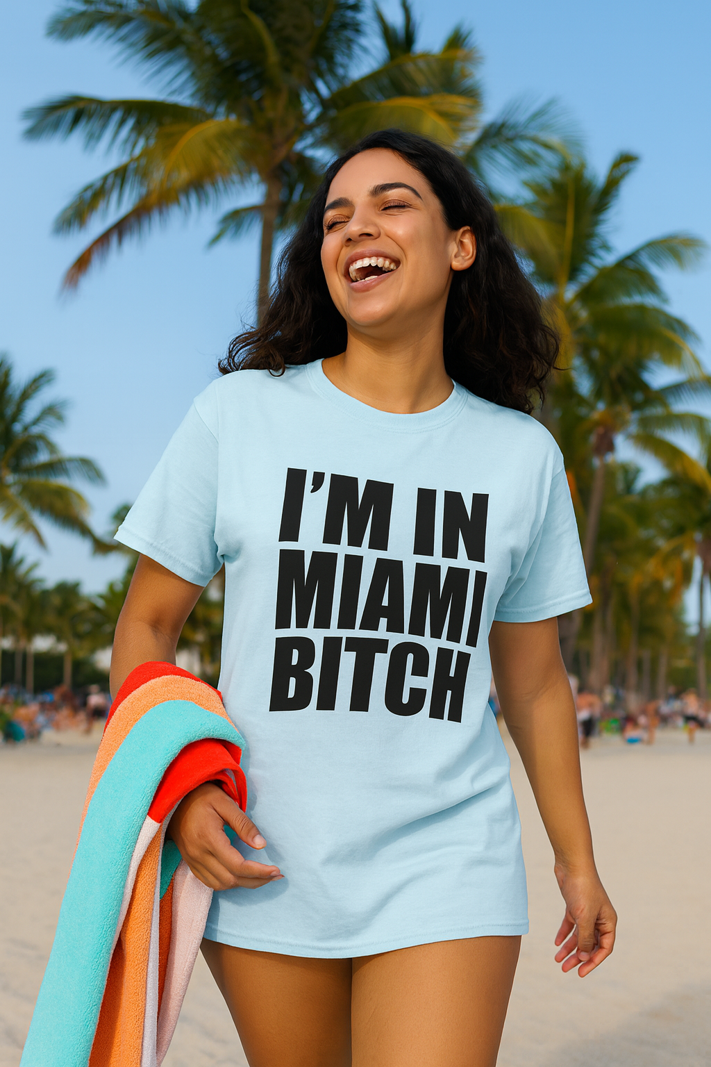 I'm In Miami Graphic T-Shirt - Fun and Casual Summer Wear - Image 3