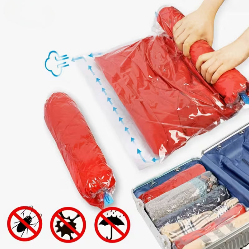 Durable Budget-Friendly Compression Bag with Double Zipper Seal - MEDIUM - Image 7